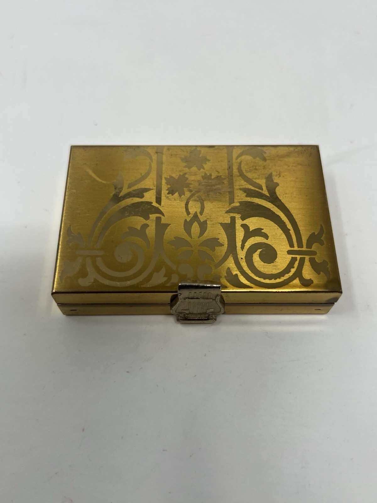 Vintage Elgin American Music Powder Makeup Mirror Compact Vintage Elgin American Music Powder Makeup Mirror Compact