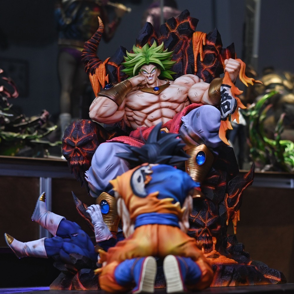 Dragon Ball Broly  Model in stock YiShou Studio Broly Statue 1/6 Goku Vegeta New