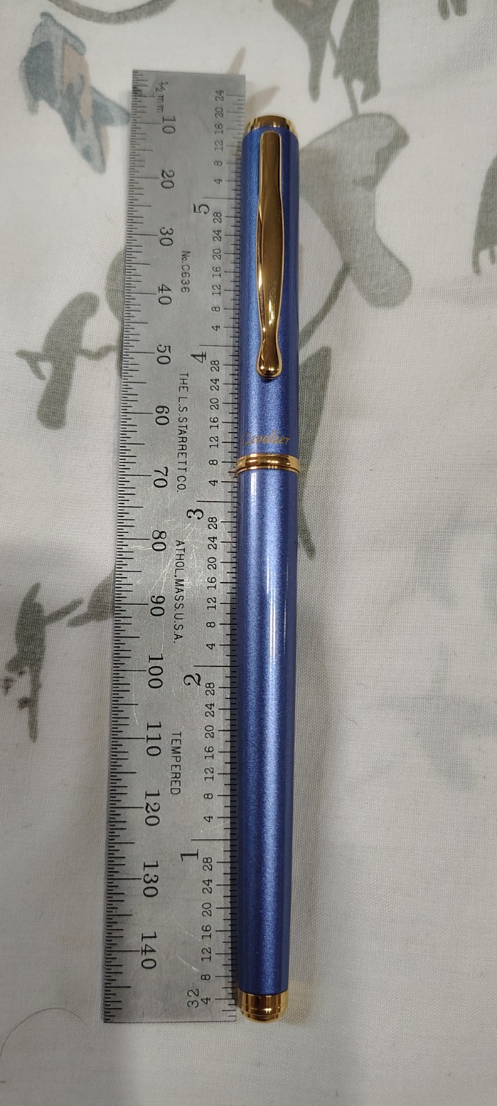 Pilot Cavalier Blue Metal Gold Plated Fine Nib Fountain Pen Pilot Cavalier Blue Metal Gold Plated Fine Nib Fountain Pen