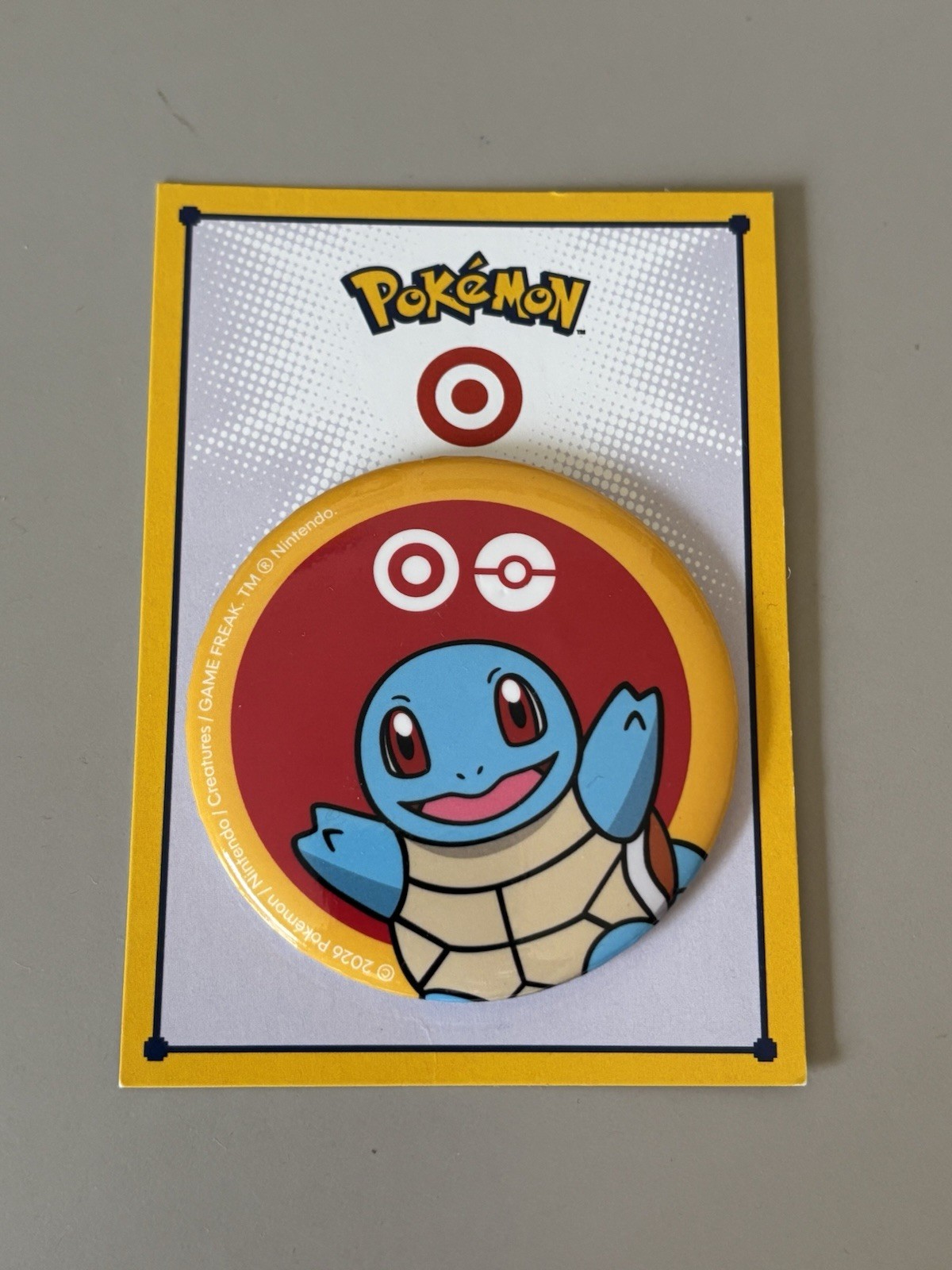 Target x Pokémon Limited Edition - Squirtle Can Badge Pin Target x Pokémon Limited Edition - Squirtle Can Badge Pin