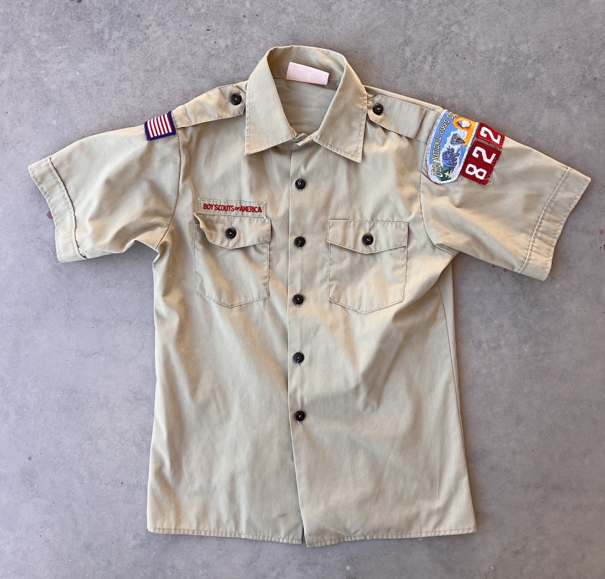 Vintage Boy Scouts of America Shirt Youth Large BSA Uniform USA UTAH National Vintage Boy Scouts of America Shirt Youth Large BSA Uniform USA UTAH National