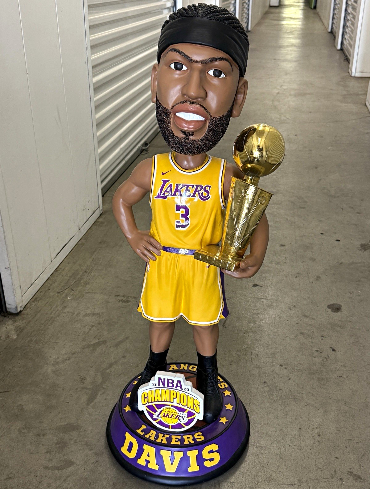 FOCO 3 Ft Anthony Davis Lakers 2020 Champions Bobblehead #10/2020 FOCO 3 Ft Anthony Davis Lakers 2020 Champions Bobblehead #10/2020