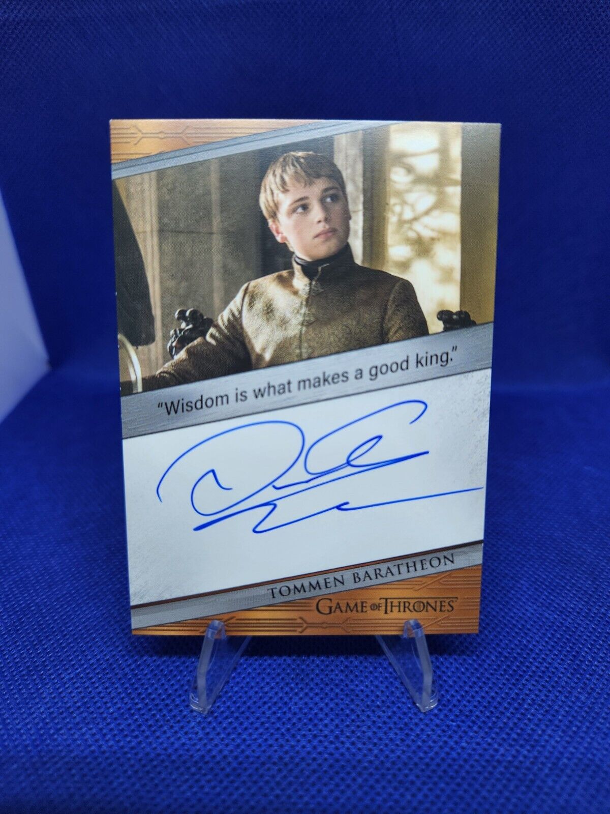2023 Rittenhouse Game of Thrones Art & Images Quotable Auto Dean-Charles Chapman