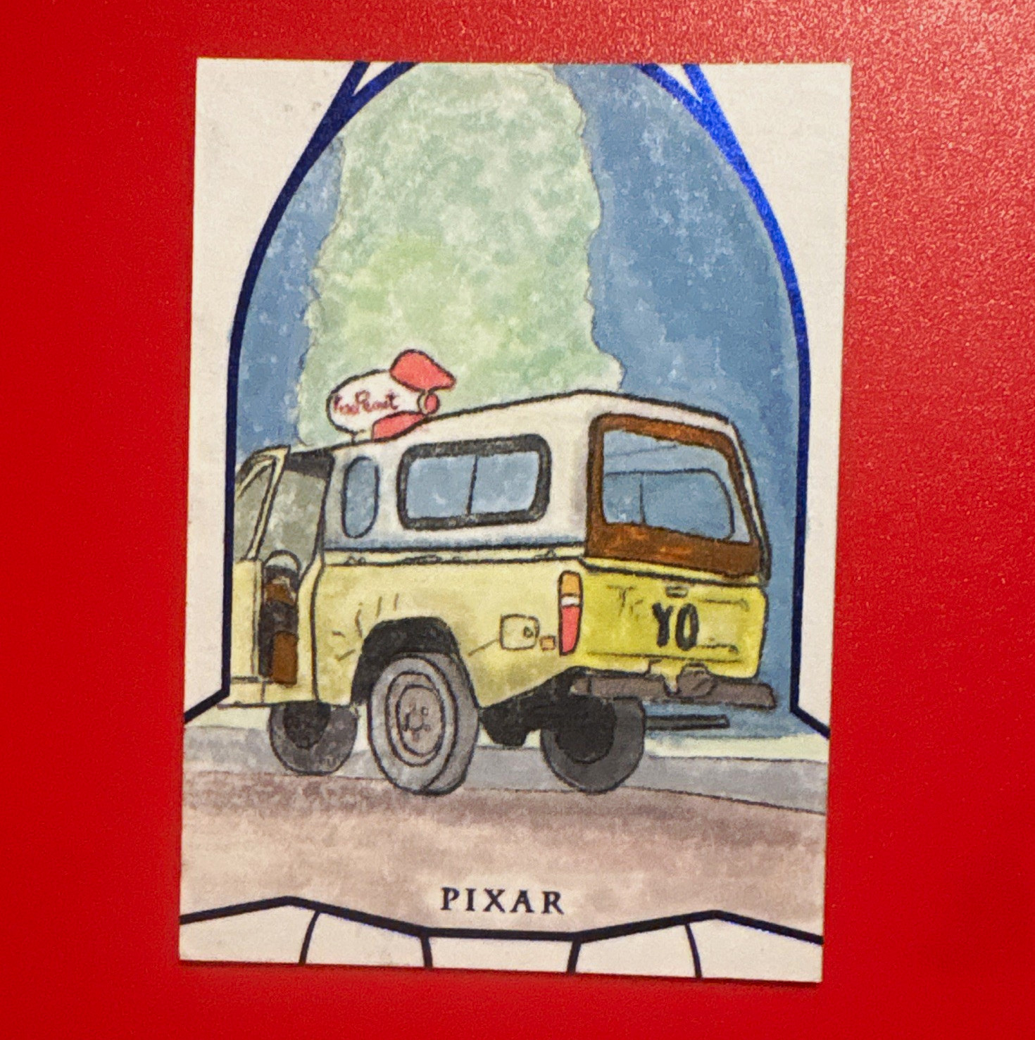 Topps 2025 30 Years of Toy Story Disney Pixar Sketch Auto Pizza Planet Blue Foil Topps 2025 30 Years of Toy Story Disney Pixar Sketch Auto Pizza Planet Blue Foil