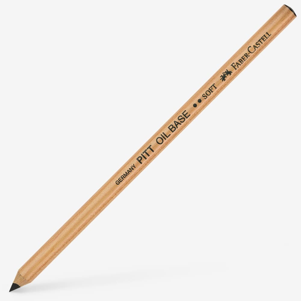 Faber-Castell : Pitt Oil Base Pencil : Black : Soft set of 3 Faber-Castell : Pitt Oil Base Pencil : Black : Soft set of 3