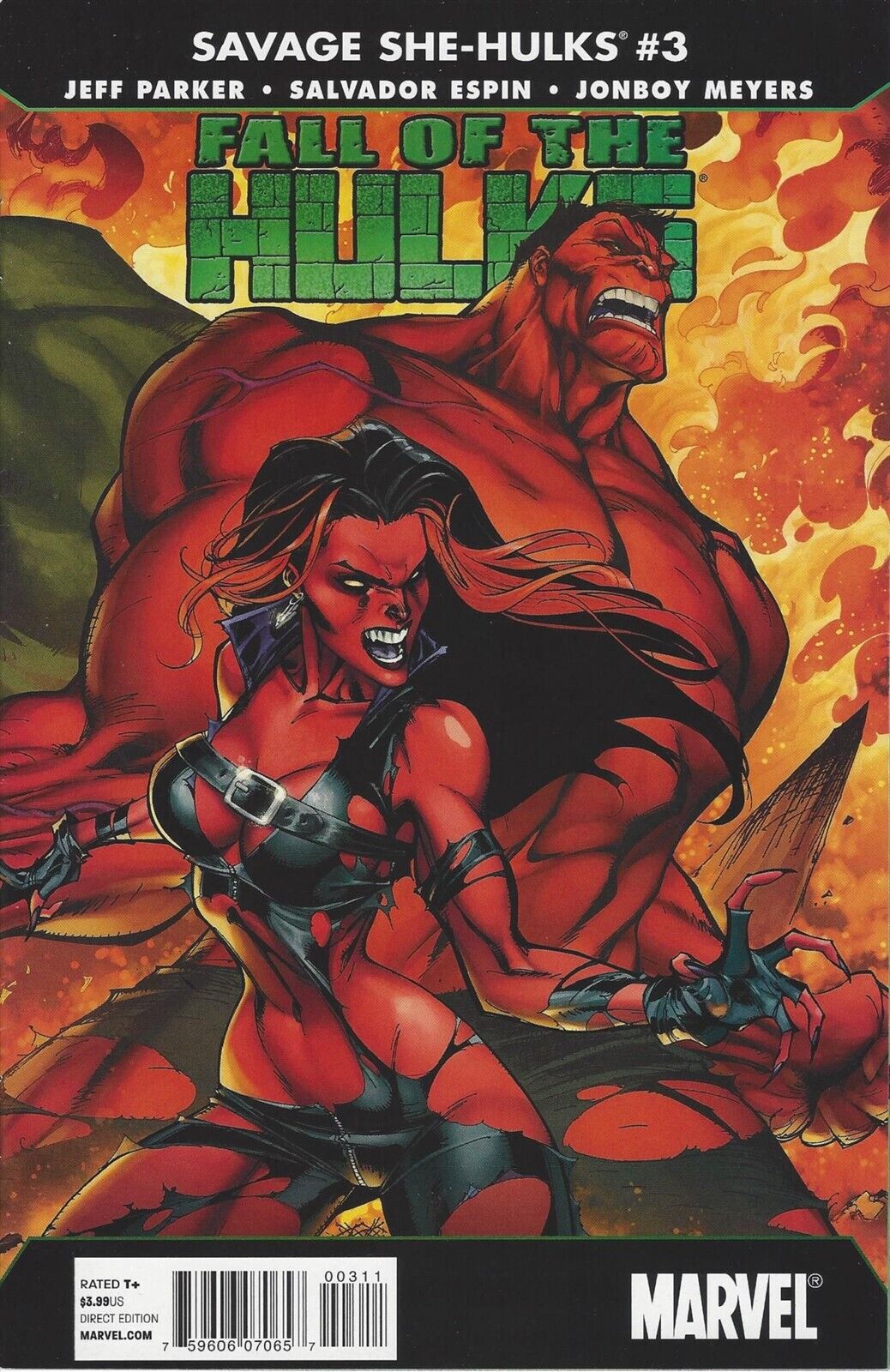 Fall of the Hulks: The Savage She-Hulks #3A Previously on Fall of the Hulks