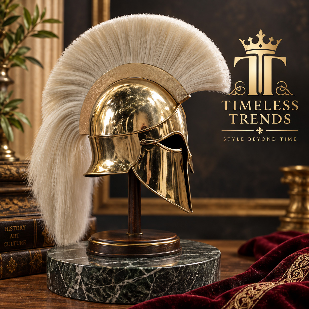 Greek Corinthian Helmet Brass Finish Spartan Medieval Armor Battle Ready Greek Corinthian Helmet Brass Finish Spartan Medieval Armor Battle Ready