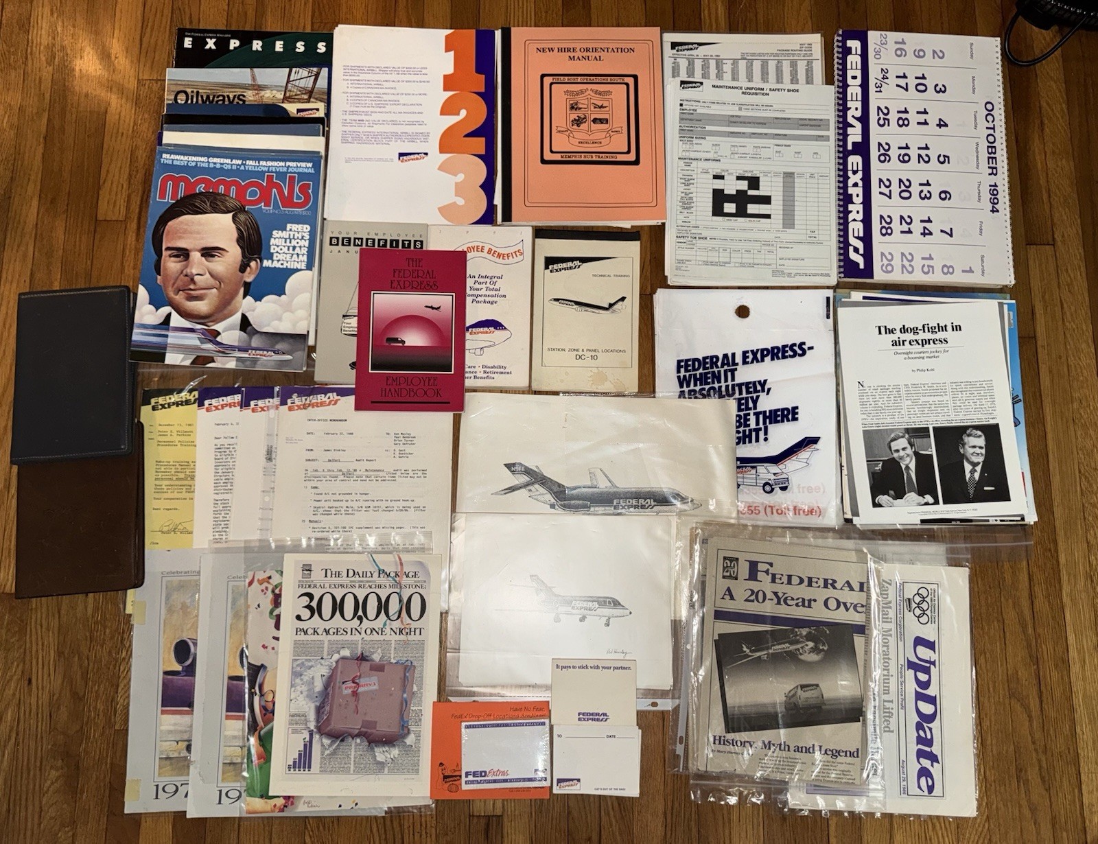 Vintage Federal Express Lot Brochure, Newsletter, Form, & More Rare Memorabilia Vintage Federal Express Lot Brochure, Newsletter, Form, & More Rare Memorabilia