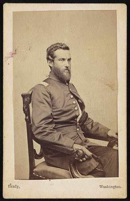 Photo:Captain Rinaldo B. Wiggin 1860s 2nd Maine Infantry Uniform Portrait