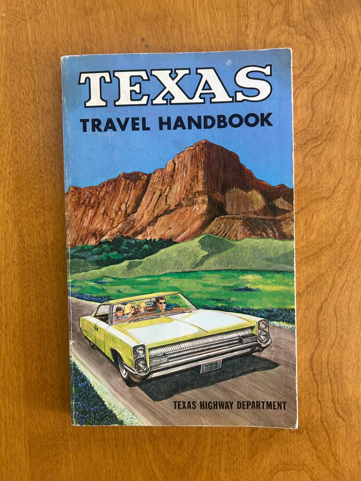 Vintage 1968  "Texas Travel Handbook" Texas Highway Department