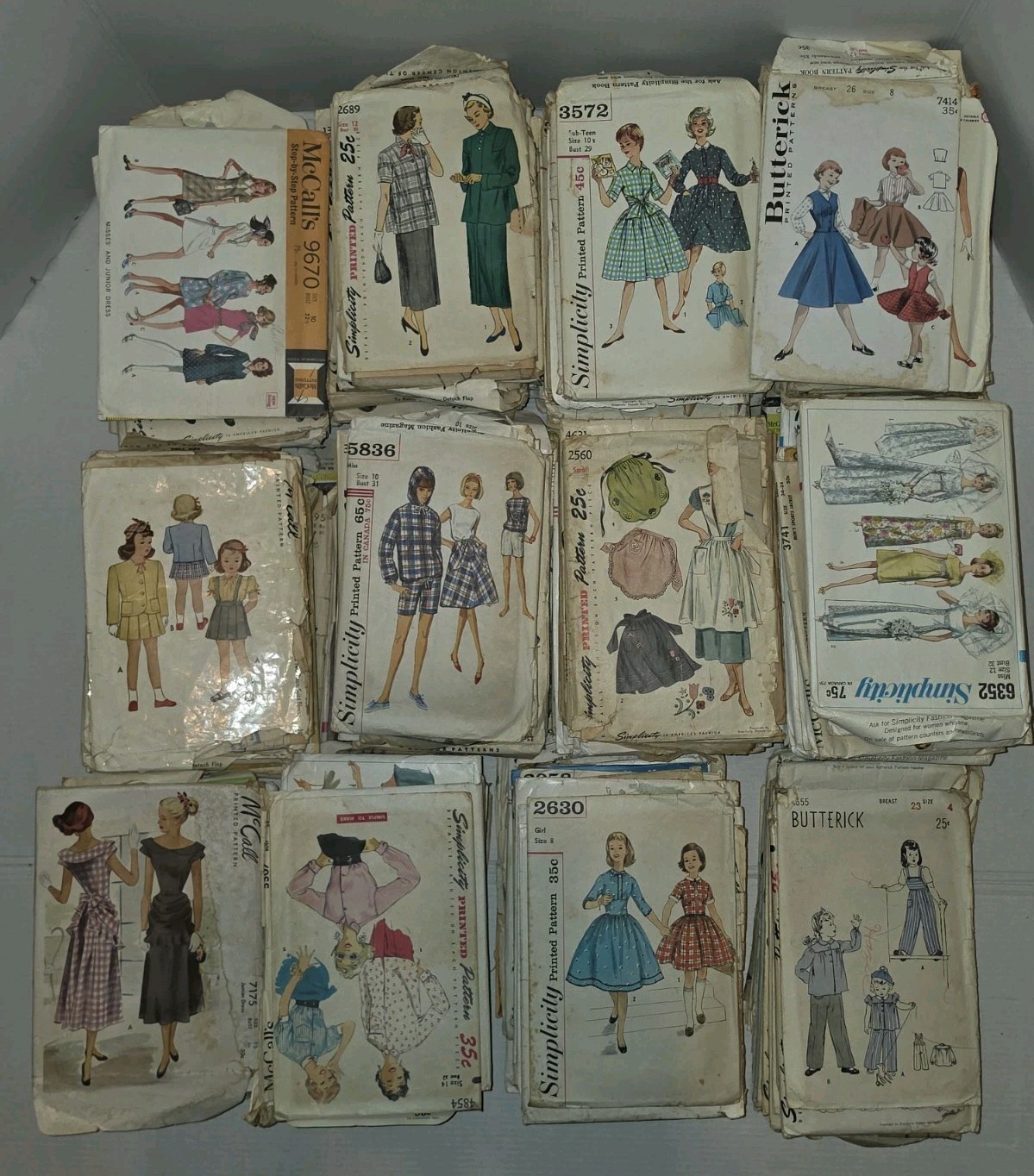 Lot VINTAGE Sewing Patterns Ladies Men's Children Dress Wedding Robe Western 50s Lot VINTAGE Sewing Patterns Ladies Men's Children Dress Wedding Robe Western 50s