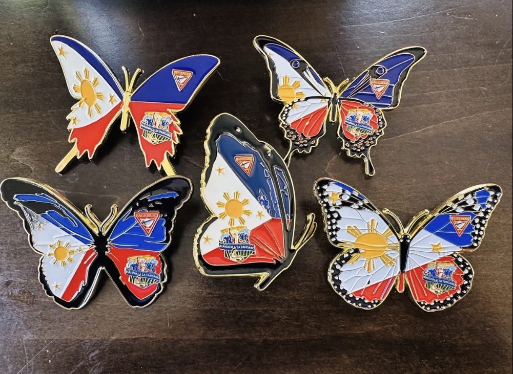 Believe The Promise 2024 SDA Pathfinder Camporee Pins 🇵🇭Butterflies Set of 5