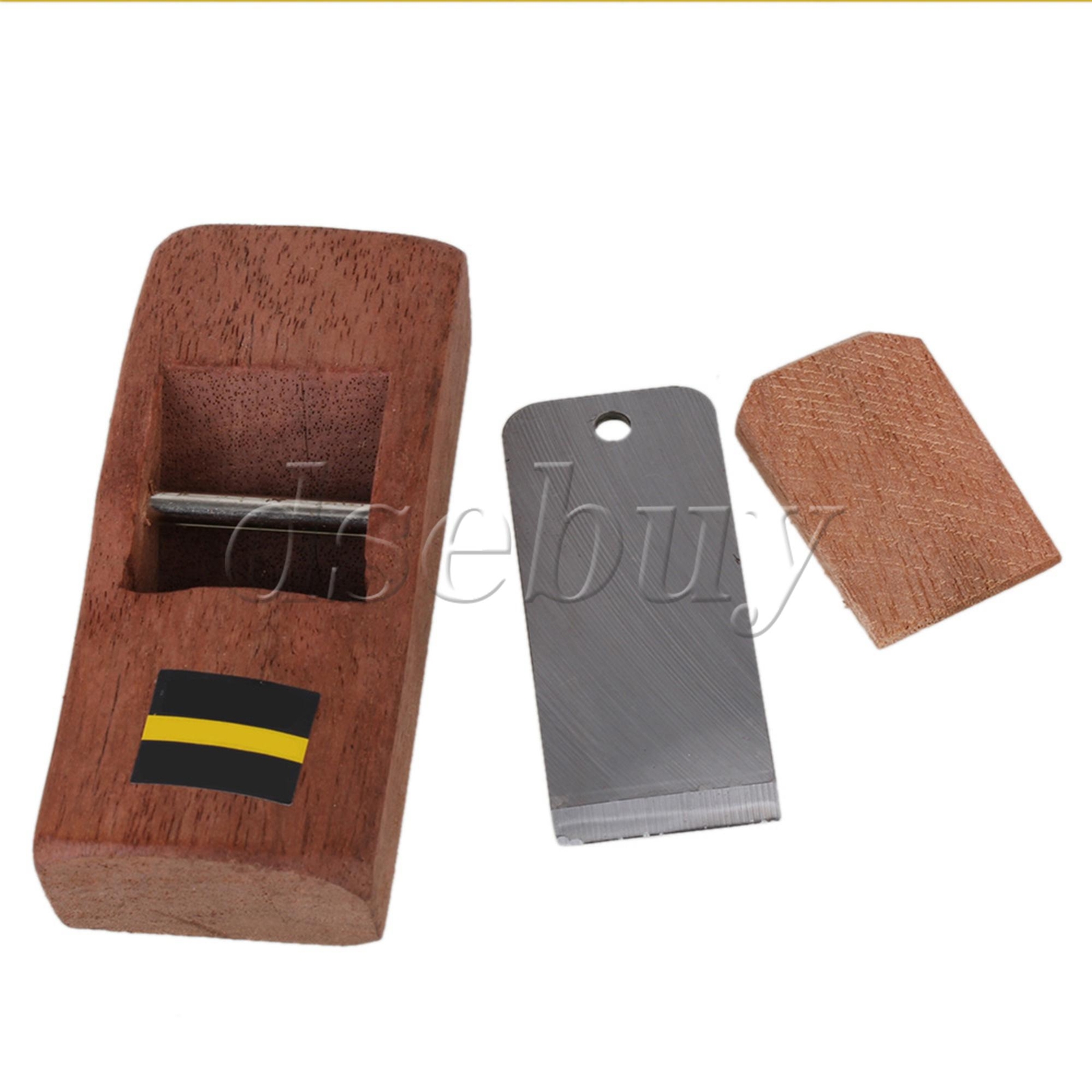 2sets Length Brown Mini Carpenter Wood Planer Hand Shaver Carpenter Working Tool