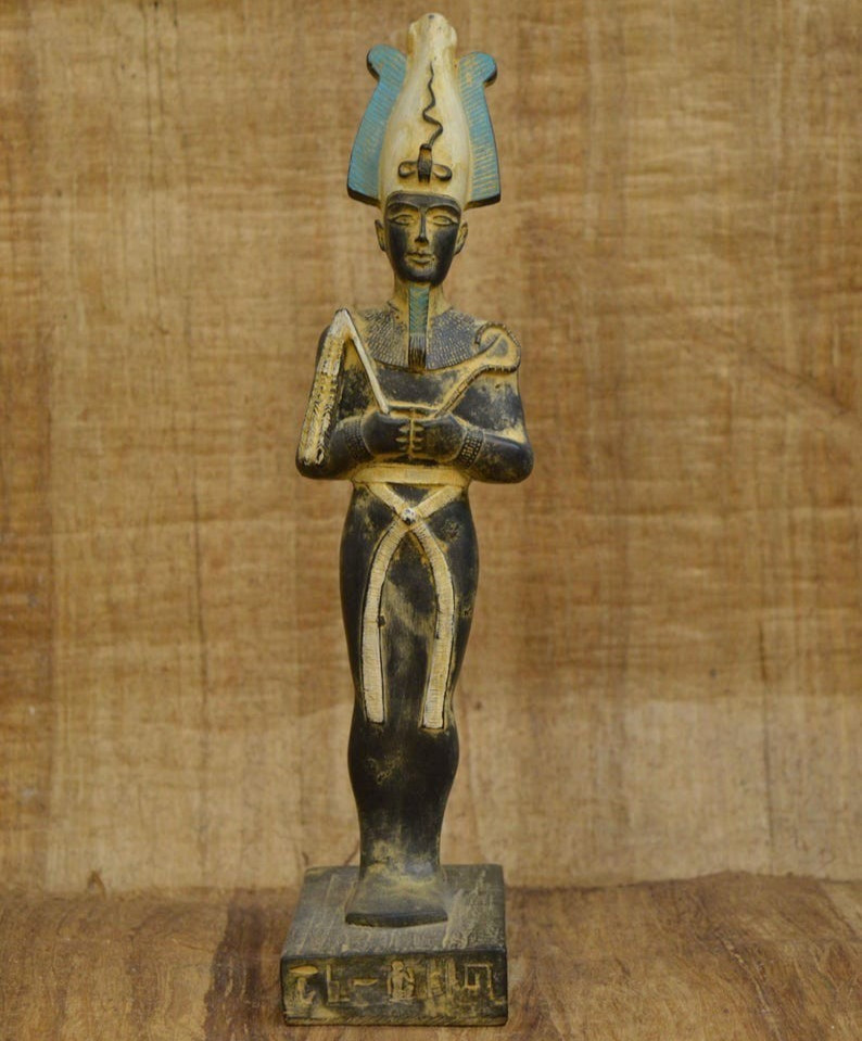 Authentic Ancient Egyptian Antique Rare God Osiris Statue Figurine BC
