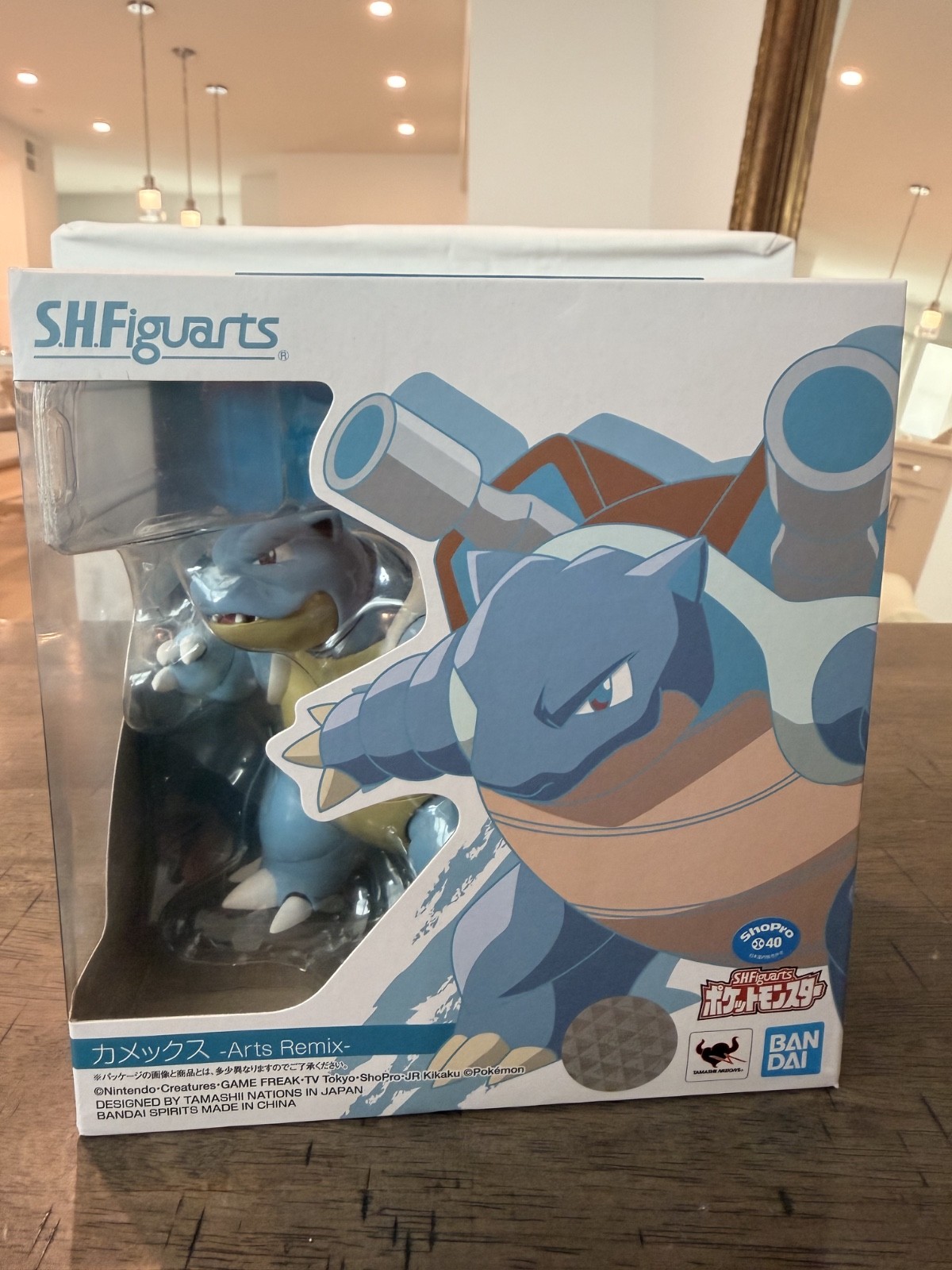 S.H.Figuarts Pokemon Blastoise Kamex Arts Remix Figure Bandai Pockemon S.H.Figuarts Pokemon Blastoise Kamex Arts Remix Figure Bandai Pockemon