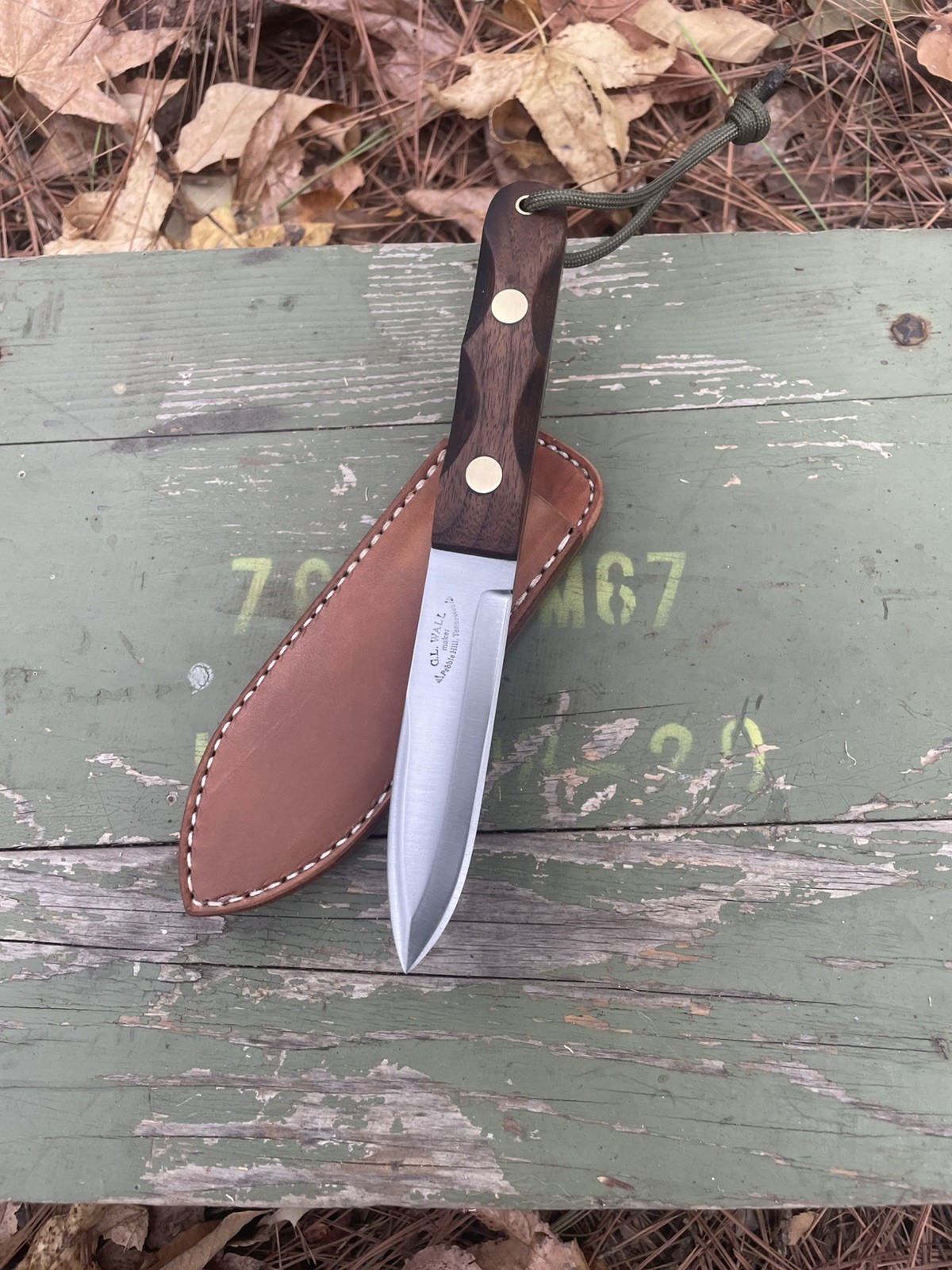 Wall Knives,  model 1 shorty commando with a model C sheath 