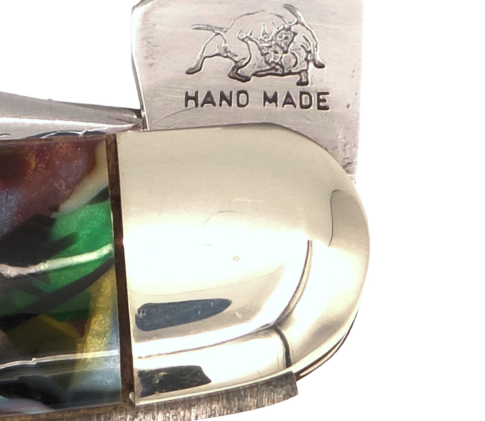 Bulldog Brand Pit Bulls Whittler Celluloid Solingen Used Bulldog Brand Pit Bulls Whittler Celluloid Solingen Used