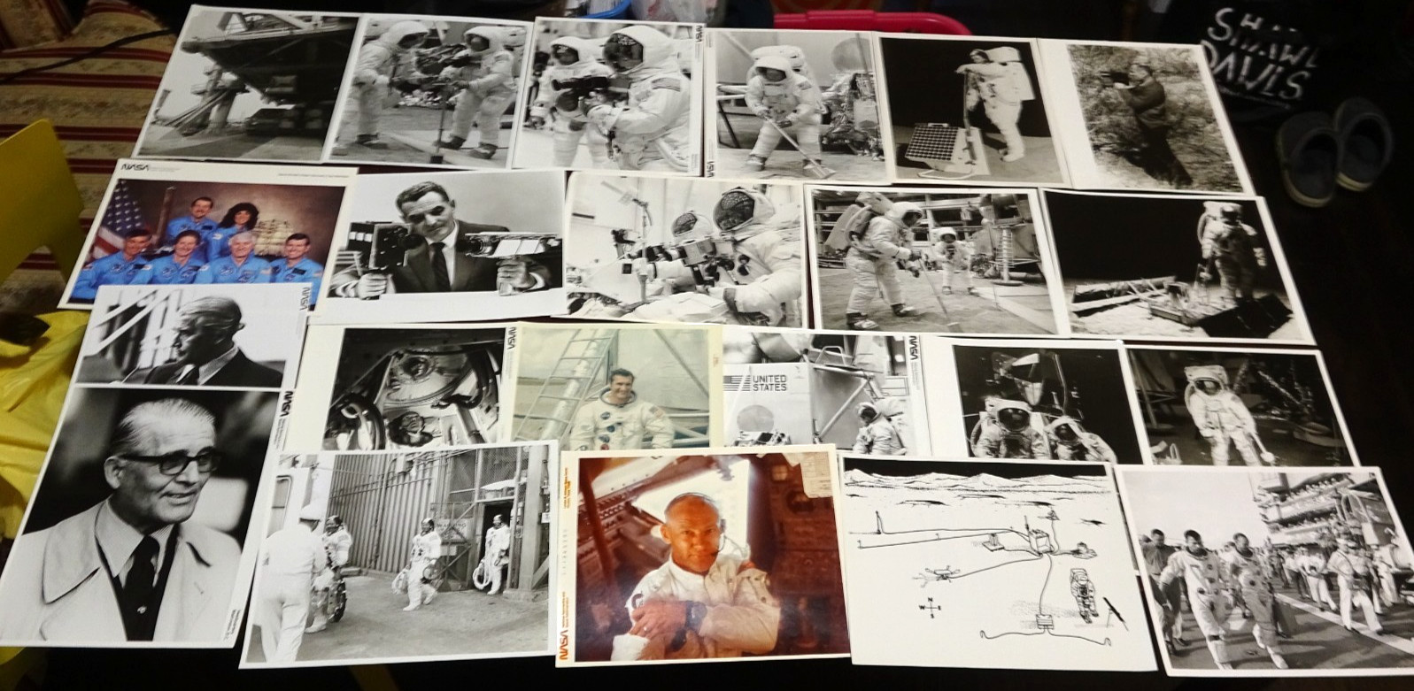 22 Official NASA Vintage 8" x 10" Photos 1966- BUZZ NEIL More APOLLO