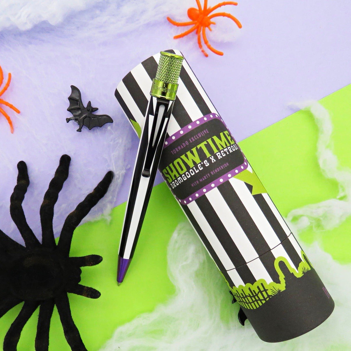 Retro 51 SHOWTIME Rollerball Pen – Dromgoole's Exclusive (Halloween-theme) Retro 51 SHOWTIME Rollerball Pen – Dromgoole's Exclusive (Halloween-theme)