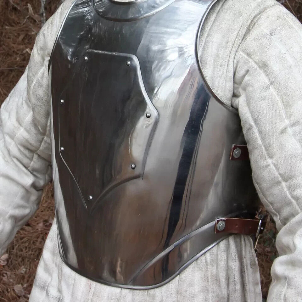 Legends in Steel Medieval Reenactors 18g Steel Breastplat Cuirass Body Armor