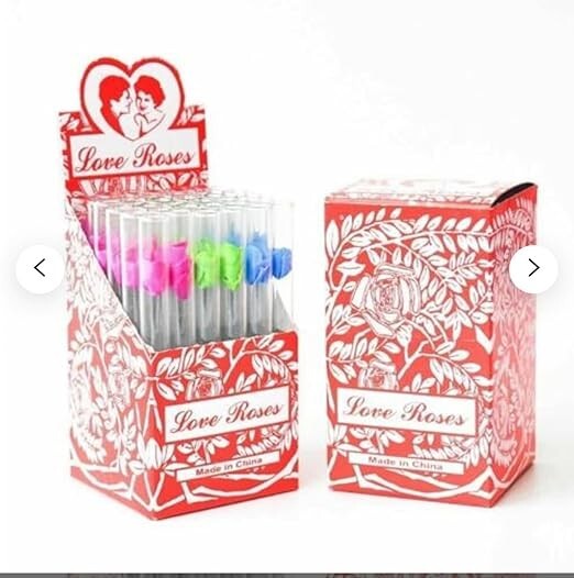 Love Roses Glass Tubes 36pcs = 1 Box Wholesale Price Love Roses Glass Tubes 36pcs = 1 Box Wholesale Price