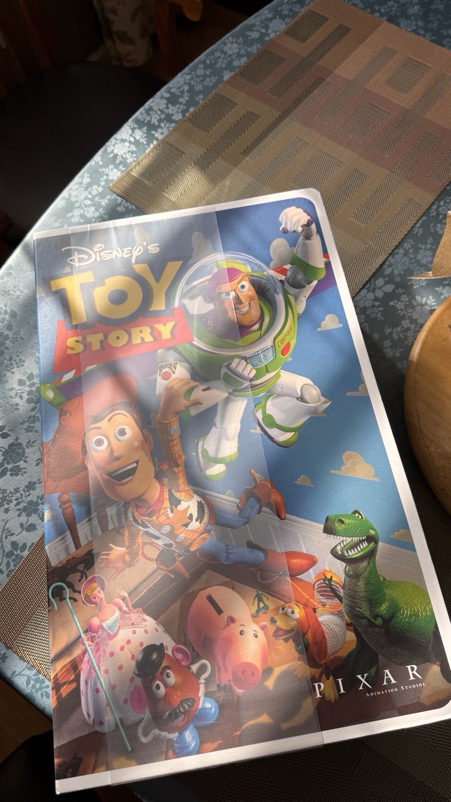 WALT DISNEY TOY STORY VHS BOXED SILK TOUCH THROW BLANKET 50" X 70" WALT DISNEY TOY STORY VHS BOXED SILK TOUCH THROW BLANKET 50" X 70"