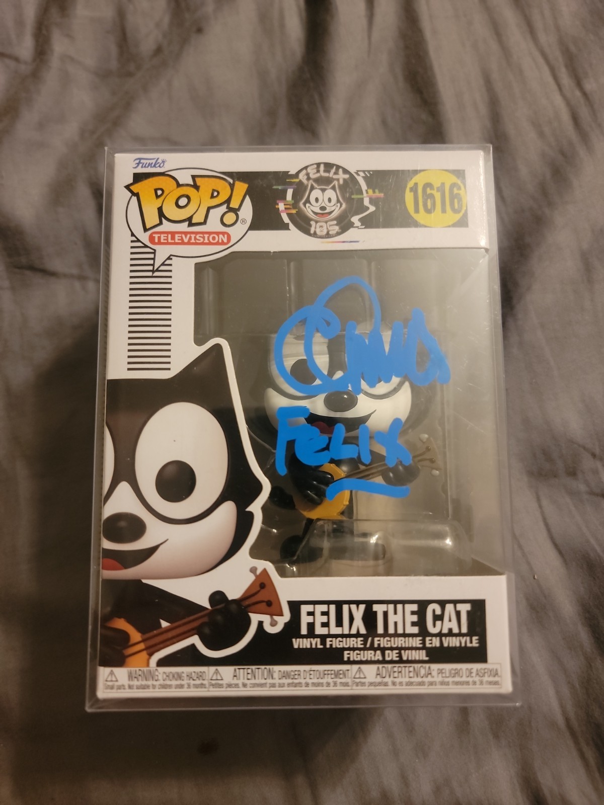 Charlie Adler Felix The Cat Voice # 1616 Signed Funko Pop Autographed OC COA Charlie Adler Felix The Cat Voice # 1616 Signed Funko Pop Autographed OC COA