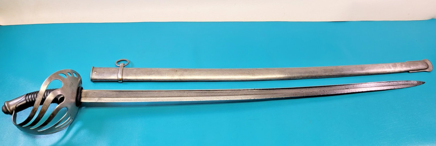 Antique Chilean Military Model 1892 Cavalry Sword Saber by Chatellerault TR1757 Antique Chilean Military Model 1892 Cavalry Sword Saber by Chatellerault TR1757