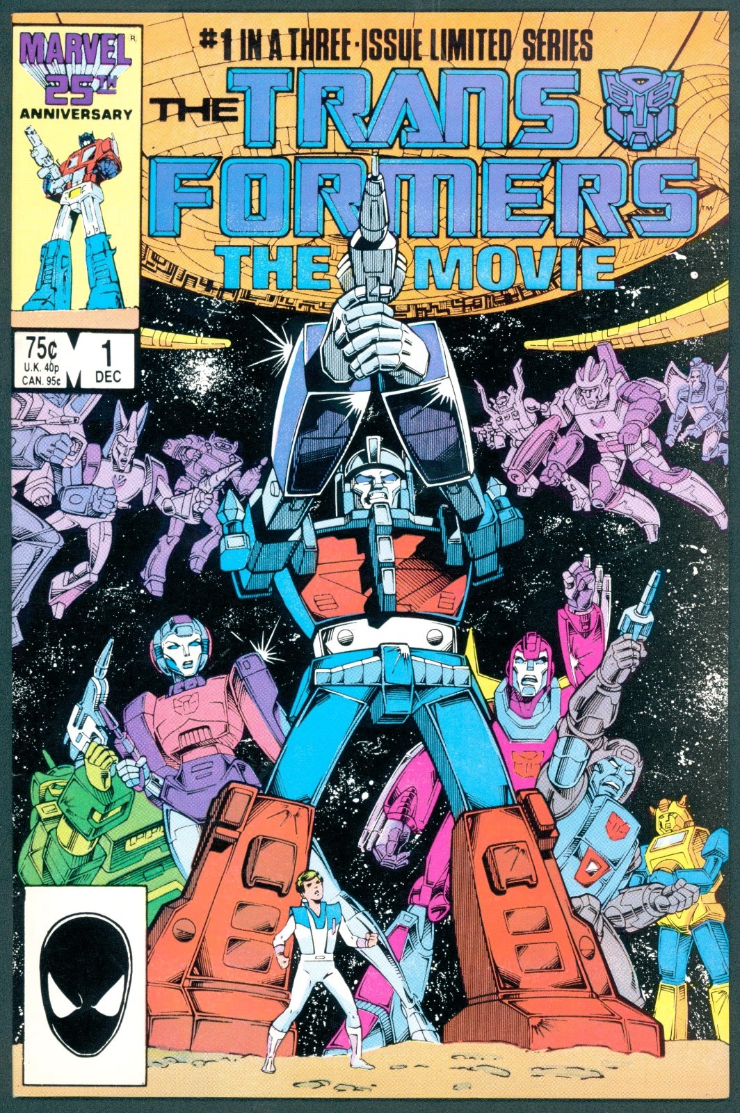 Transformers: The Movie 001 NM+ 9.6 Marvel 1986
