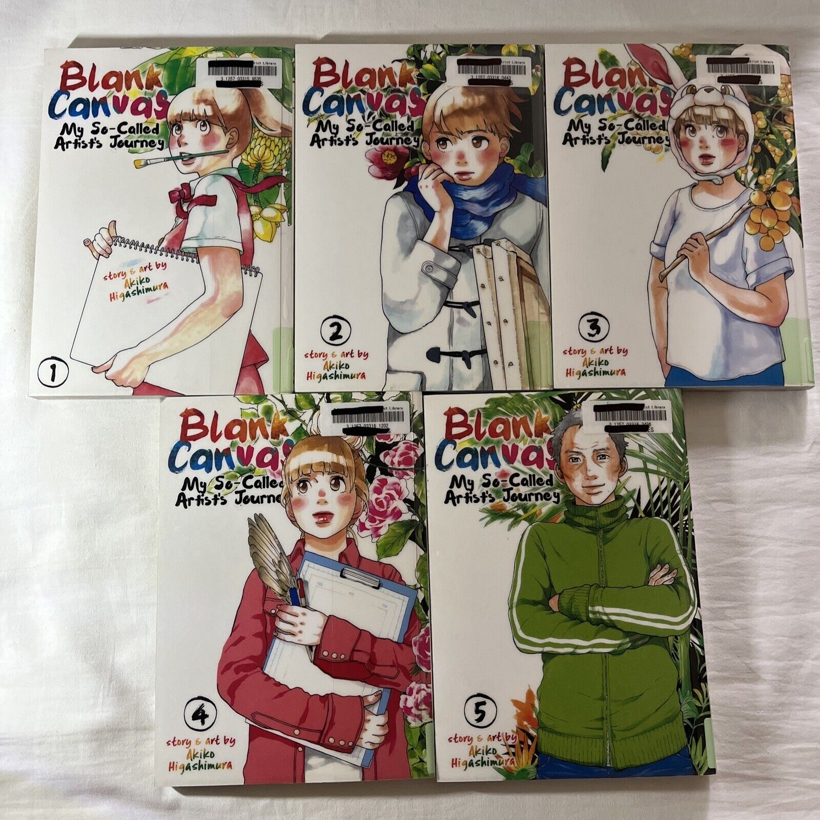 Blank Canvas: My so-Called Artist’s Journey Manga Vol 1-5 English Complete Set