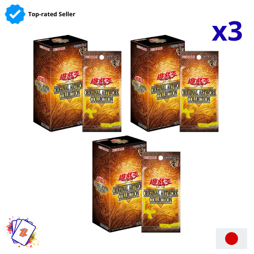 Yugioh 3x Original Artwork Collection Box Japanese Yu-Gi-Oh OCG Cards