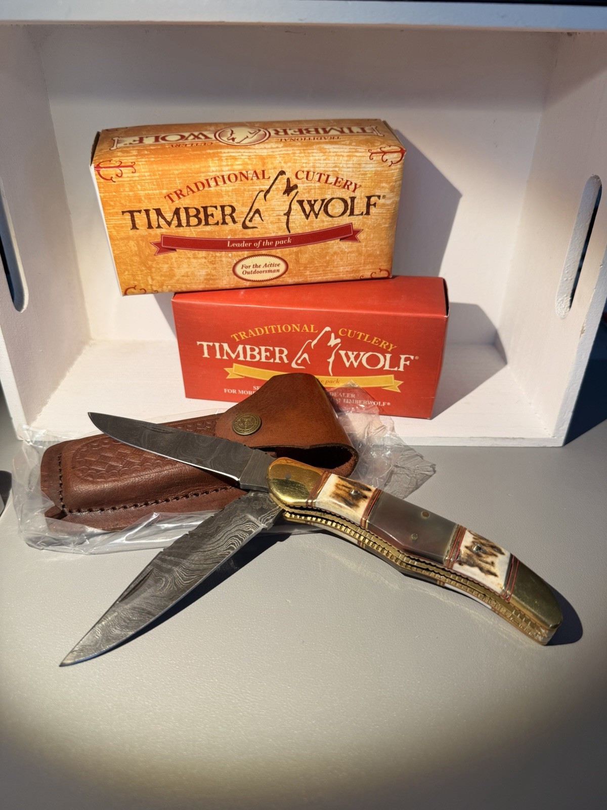 Timber Wolf File Work Hunter Duo Pocket Knife Timber Wolf File Work Hunter Duo Pocket Knife