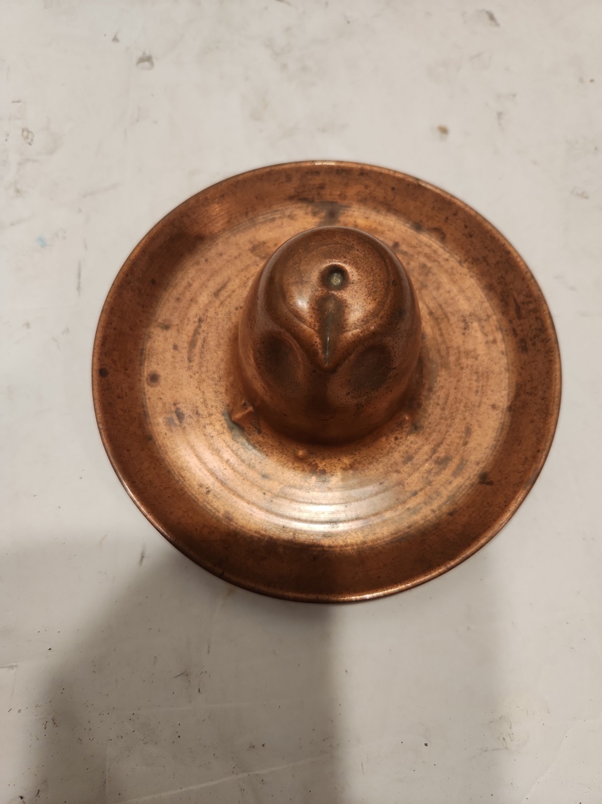VINTAGE 1940'S COPPER WESTERN COWBOY HAT ASHTRAY VINTAGE 1940'S COPPER WESTERN COWBOY HAT ASHTRAY