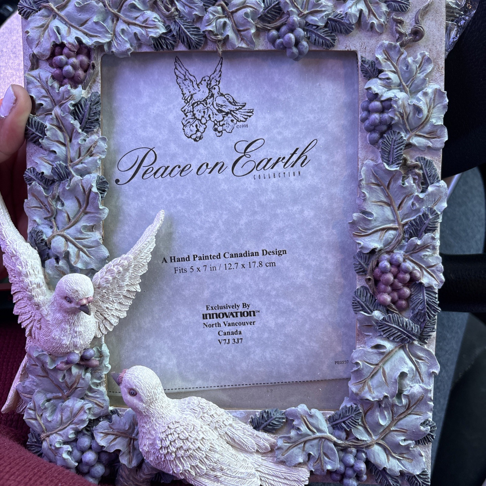 Peace on Earth Doves Innovation Picture Frame 1997 for 5 x 7 Picture Peace on Earth Doves Innovation Picture Frame 1997 for 5 x 7 Picture