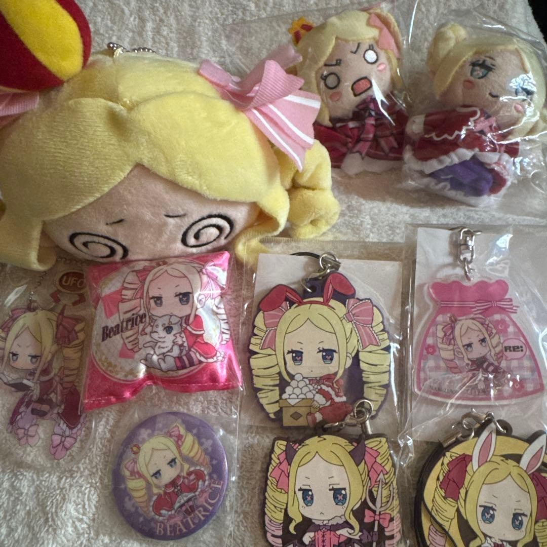 Re Zero Beatrice Goods Lot Strap Keychain Puppet Badge Plush Bromide Re Zero Beatrice Goods Lot Strap Keychain Puppet Badge Plush Bromide