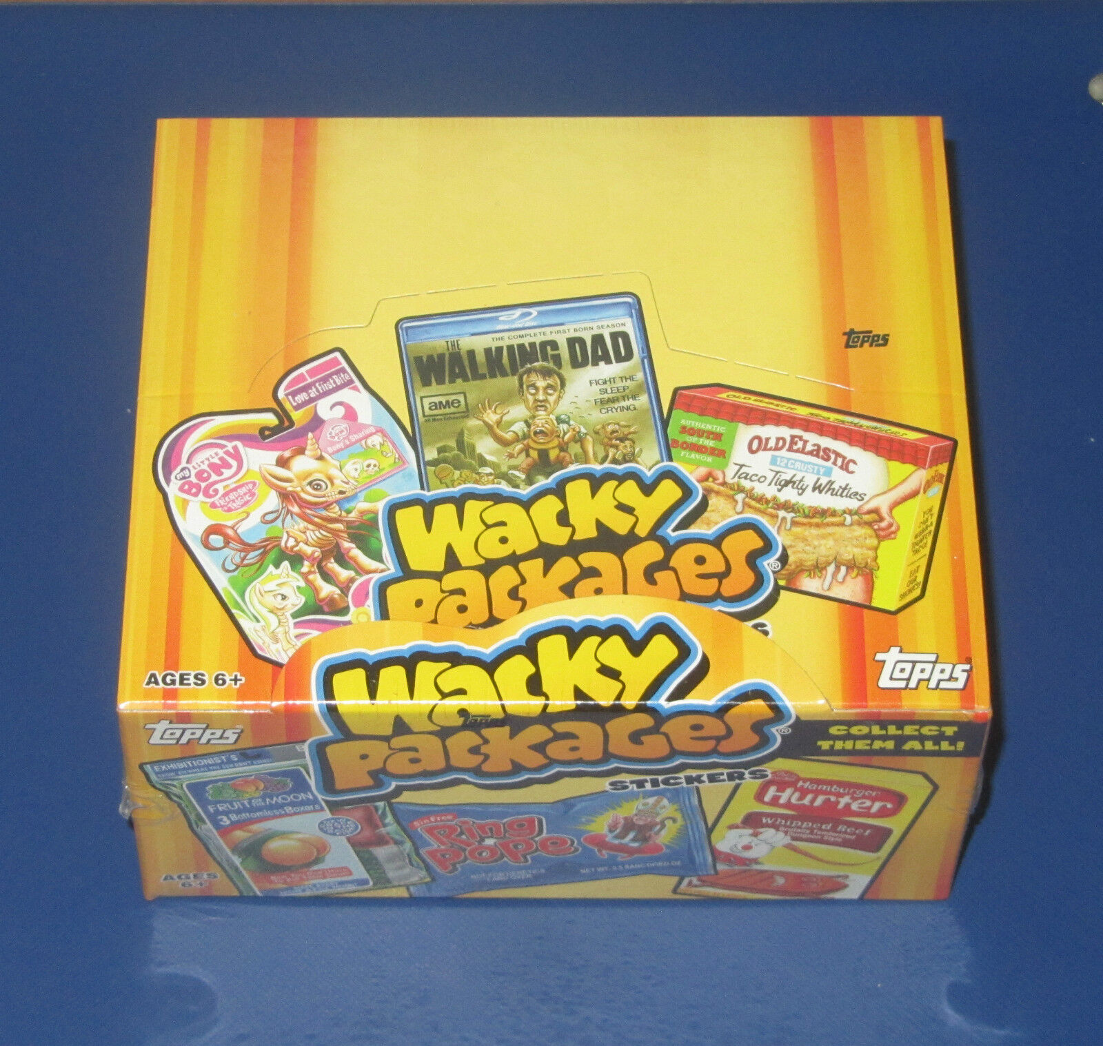 WACKY PACKAGES ANS11 SEALED BOX (24PKS/10 STICKERS) IN EXCELLENT CONDITION
