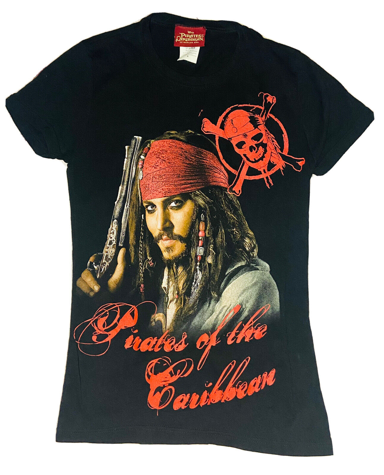 Disney\'s Pirates of the Caribbean: At World\'s End 2007 Jack Sparrow Shirt; S