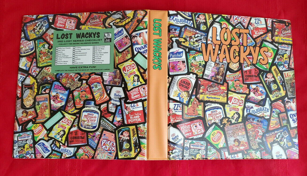 2011 TOPPS LOST WACKY PACKAGES 3RD SERIES OFFICIAL BINDER BRAND NEW