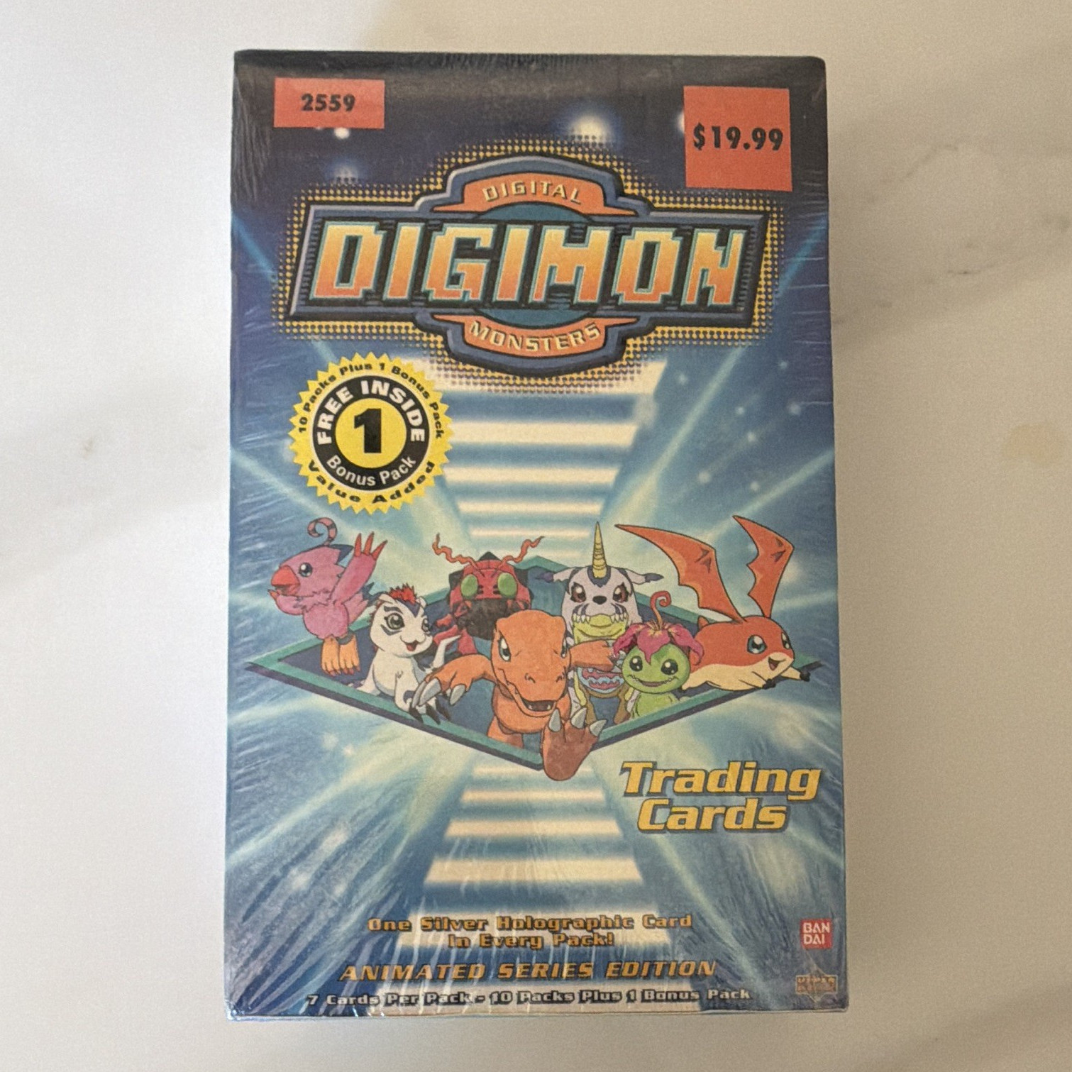 Bandai Digimon Animated Series Edition Digital Trading Cards Box 7 Cards Bandai Digimon Animated Series Edition Digital Trading Cards Box 7 Cards