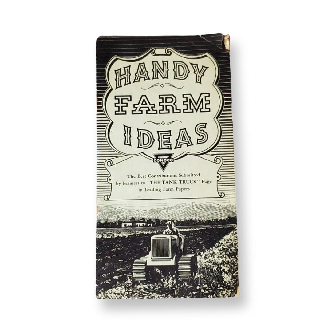 1939 Conoco Gas Oil Handy Farm Ideas Farmers Advertising Reference Pocket Book