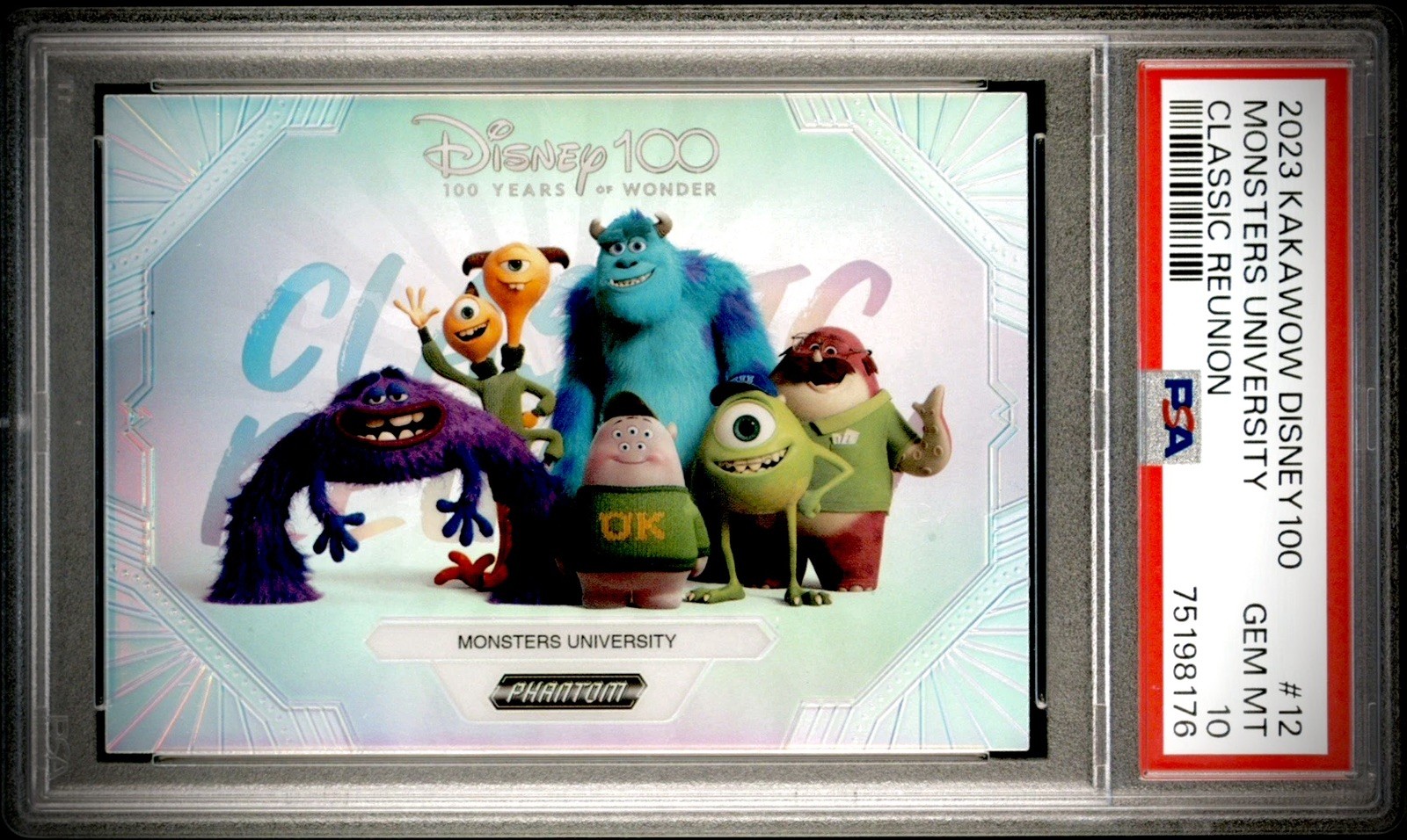 PSA 10 POP 11 Monsters University — 2023 Kakawow Disney 100 Classic Reunion 