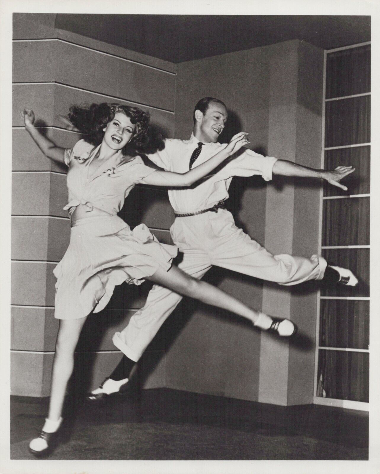 Rita Hayworth + Fred Astaire (1950s)❤ Original Vintage Photo K 396