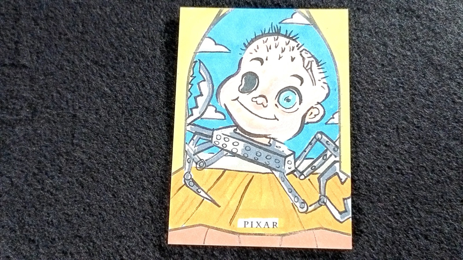 Topps 2025 30 Years of Toy Story Sketch auto 1/1 Babyhead - Artist Robert Garcia