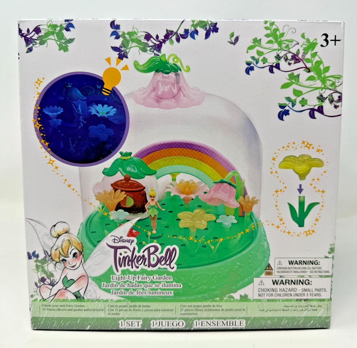 Disney Parks Tinkerbell Light Up Fairy Garden Peter Pan Neverland New In Box Disney Parks Tinkerbell Light Up Fairy Garden Peter Pan Neverland New In Box