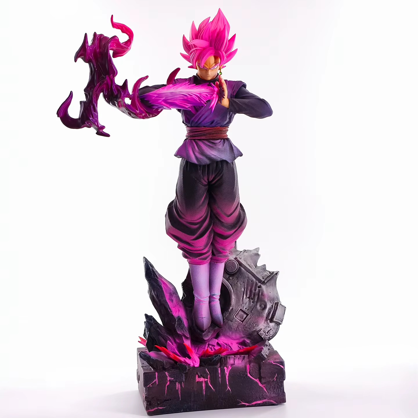 Dragon Ball Super Goku Black Super Saiyan Rosé Figure 38CM PVC Statue Collection Dragon Ball Super Goku Black Super Saiyan Rosé Figure 38CM PVC Statue Collection
