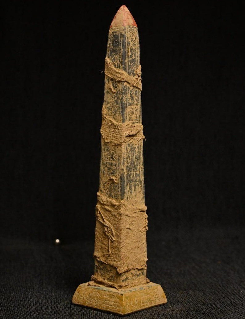 Authentic Ancient Egyptian Antique Rare Ramses II Obelisk Statue Figurine BC Authentic Ancient Egyptian Antique Rare Ramses II Obelisk Statue Figurine BC