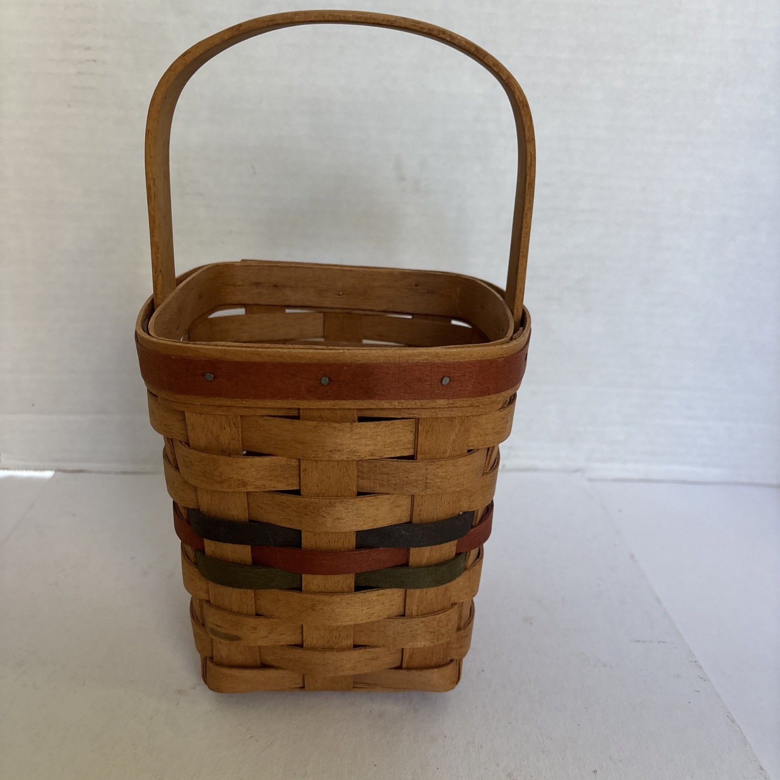 Longaberger Shades of Autumn Bittersweet Fixed Handle Basket - 1992 VINTAGE Longaberger Shades of Autumn Bittersweet Fixed Handle Basket - 1992 VINTAGE