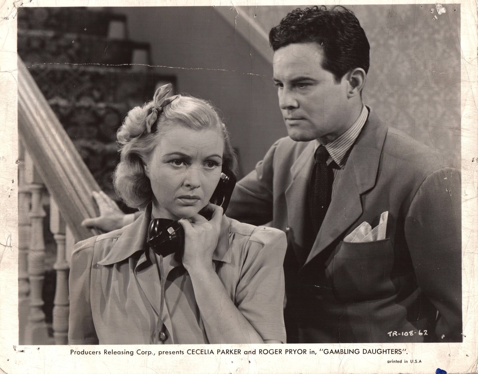 Cecilia Parker + Robert Baldwin in Gambling Daughters (1941) ❤ Photo K 350