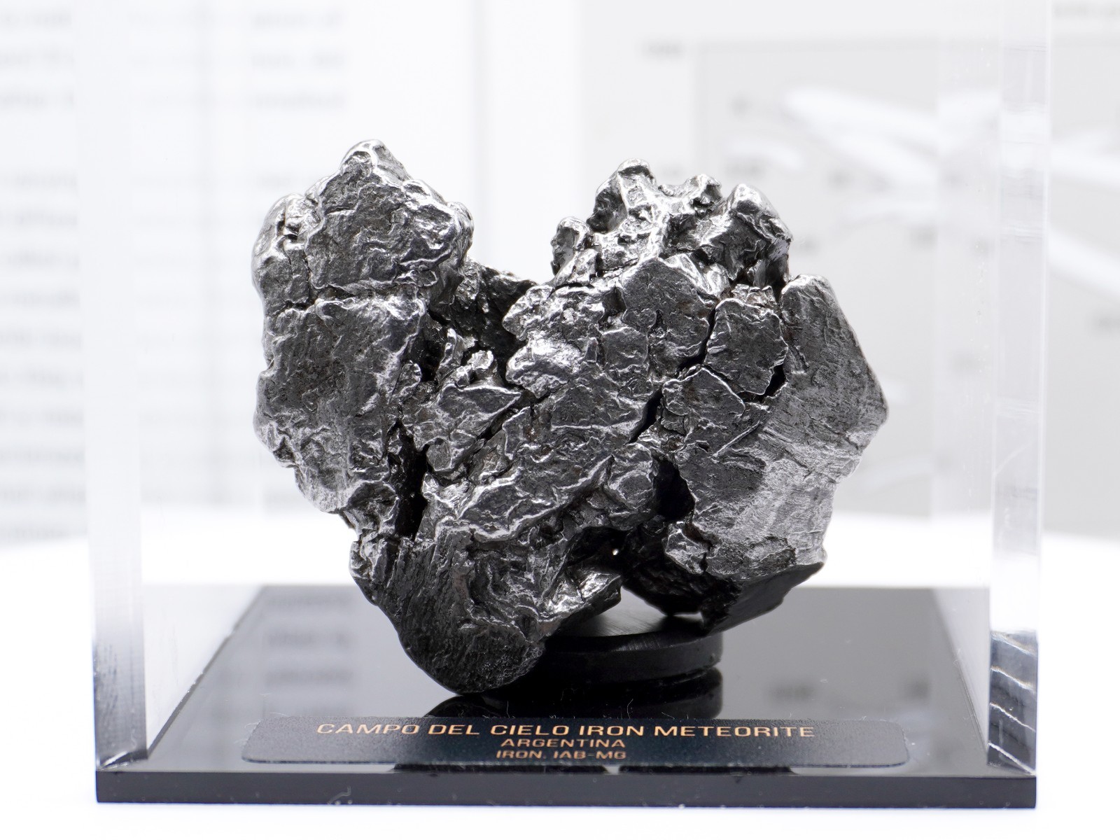 Campo del Cielo Meteorite: Authentic Space Rock with Display Box & COA Campo del Cielo Meteorite: Authentic Space Rock with Display Box & COA