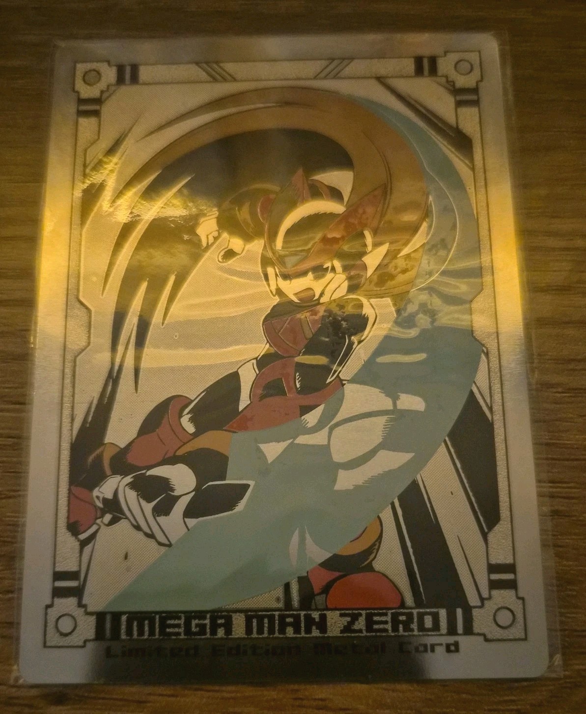 Udon X Hitoshi Ariga 2023 Mega Man Zero Metal Card Udon X Hitoshi Ariga 2023 Mega Man Zero Metal Card